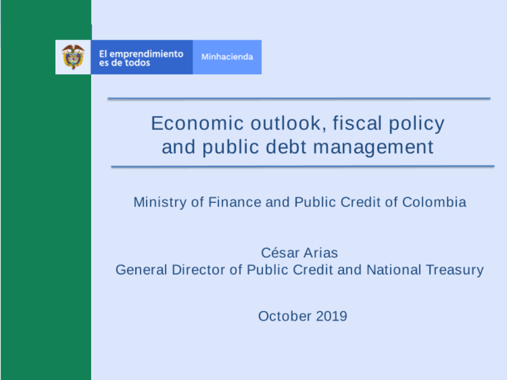 Presentación Inversionistas FMI (Octubre 2019 - Inglés)